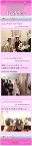 ウェディングフォト投稿サイト スマートフォンイメージ